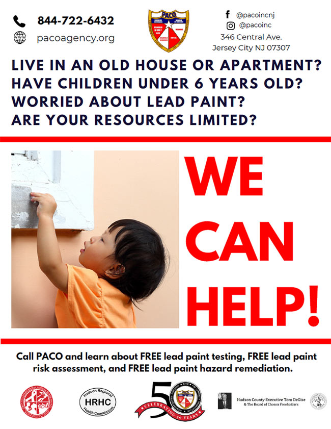 Hudson County Lead Program PACO Puertorriquenos Asociados For